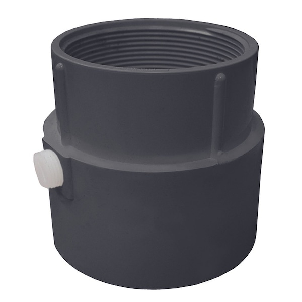 Jones Stephens 4in. PVC Pipe Fit Drain Base for 3-1/2in. Spud D52005 - main